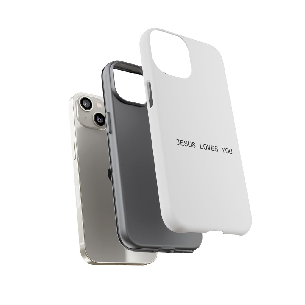 Jesus Loves You Tough Phone Case
