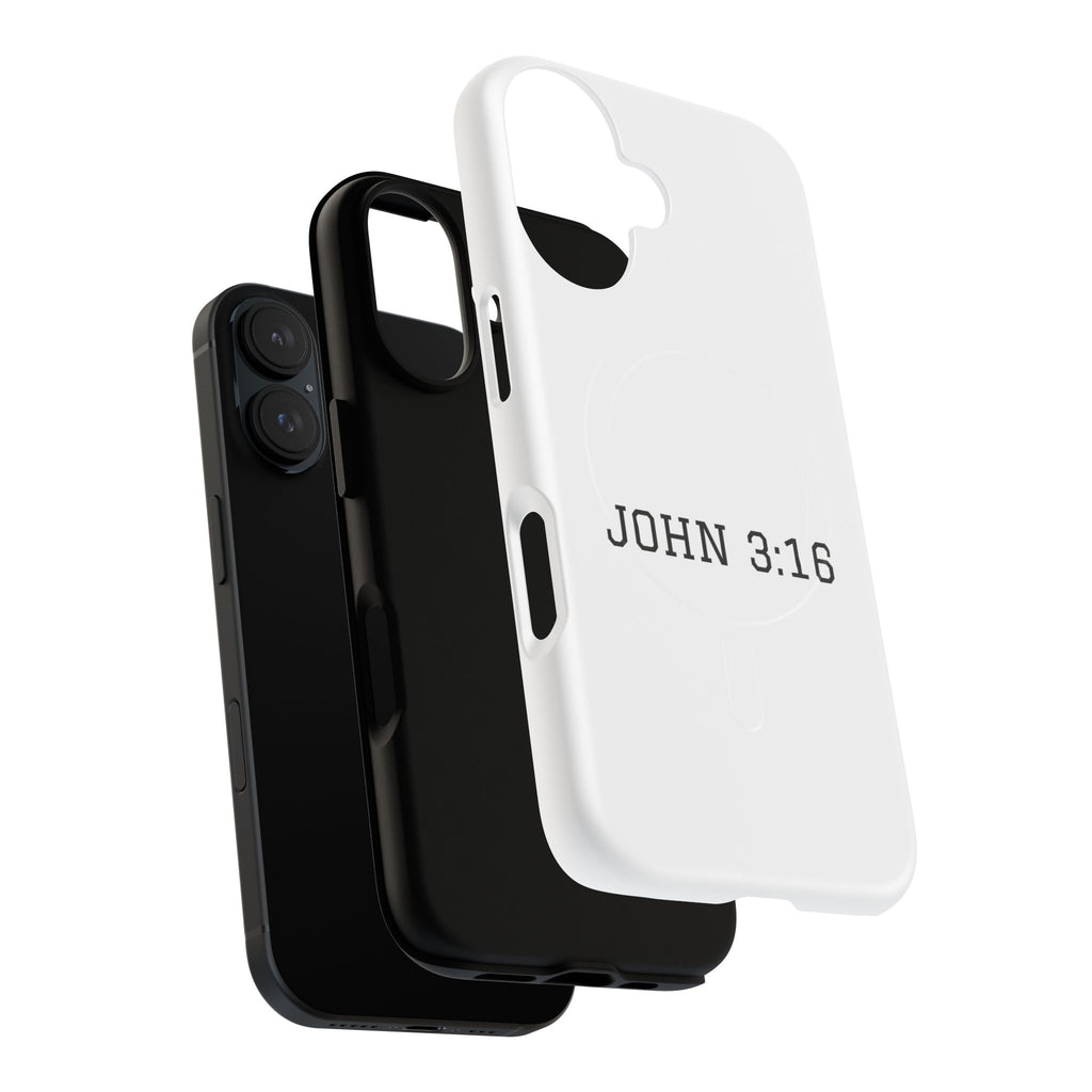 John 3:16 Tough Magnetic Phone Case Slim Protective Christian iPhone Cover