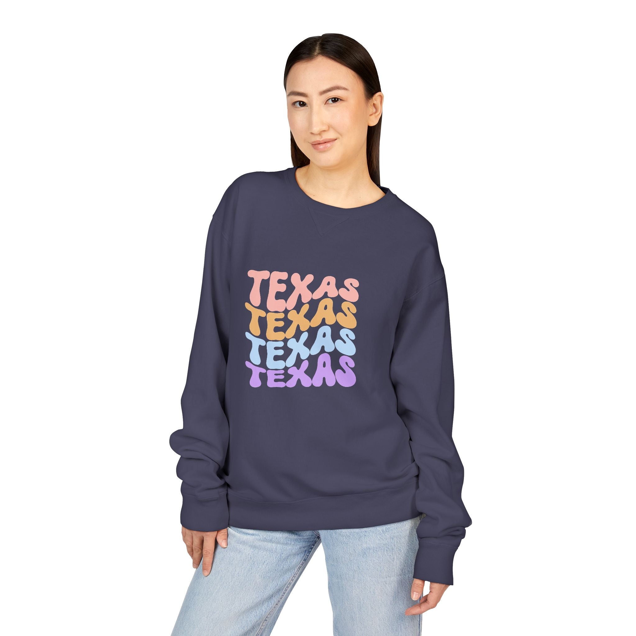 Texas Retro Stack Crewneck Sweatshirt