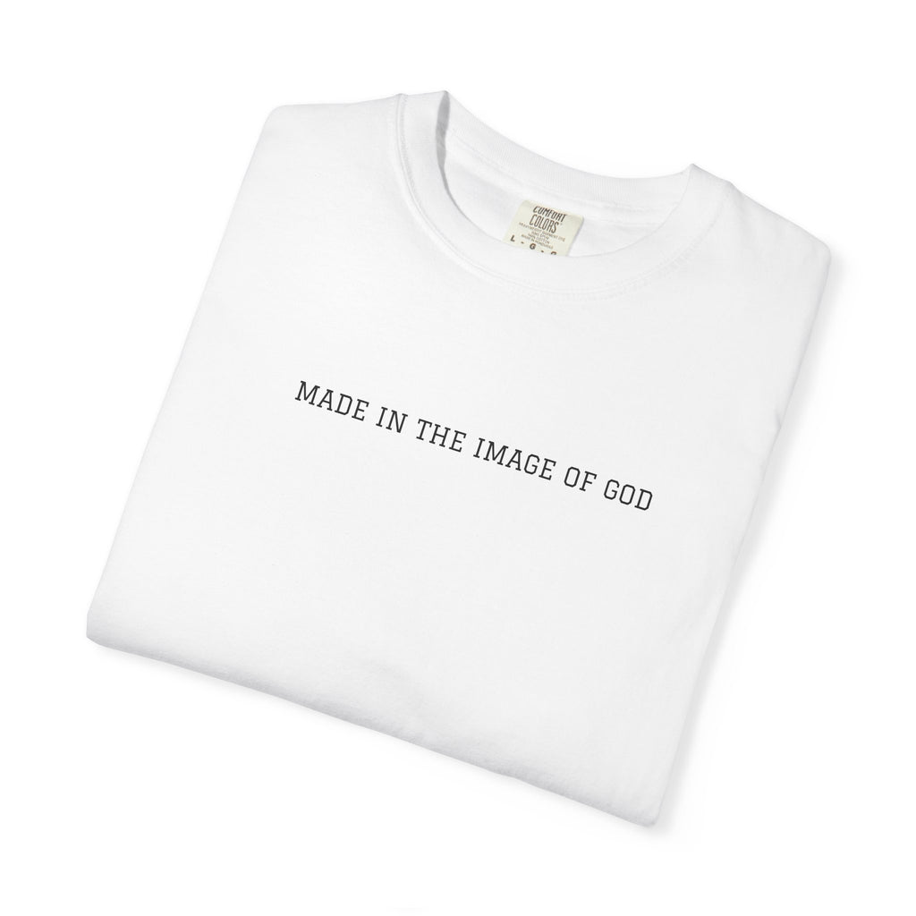 Made in the Image of God T-Shirt — Faith-Based Minimalist Christian Tee