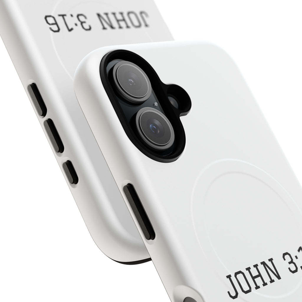 John 3:16 Tough Magnetic Phone Case Slim Protective Christian iPhone Cover