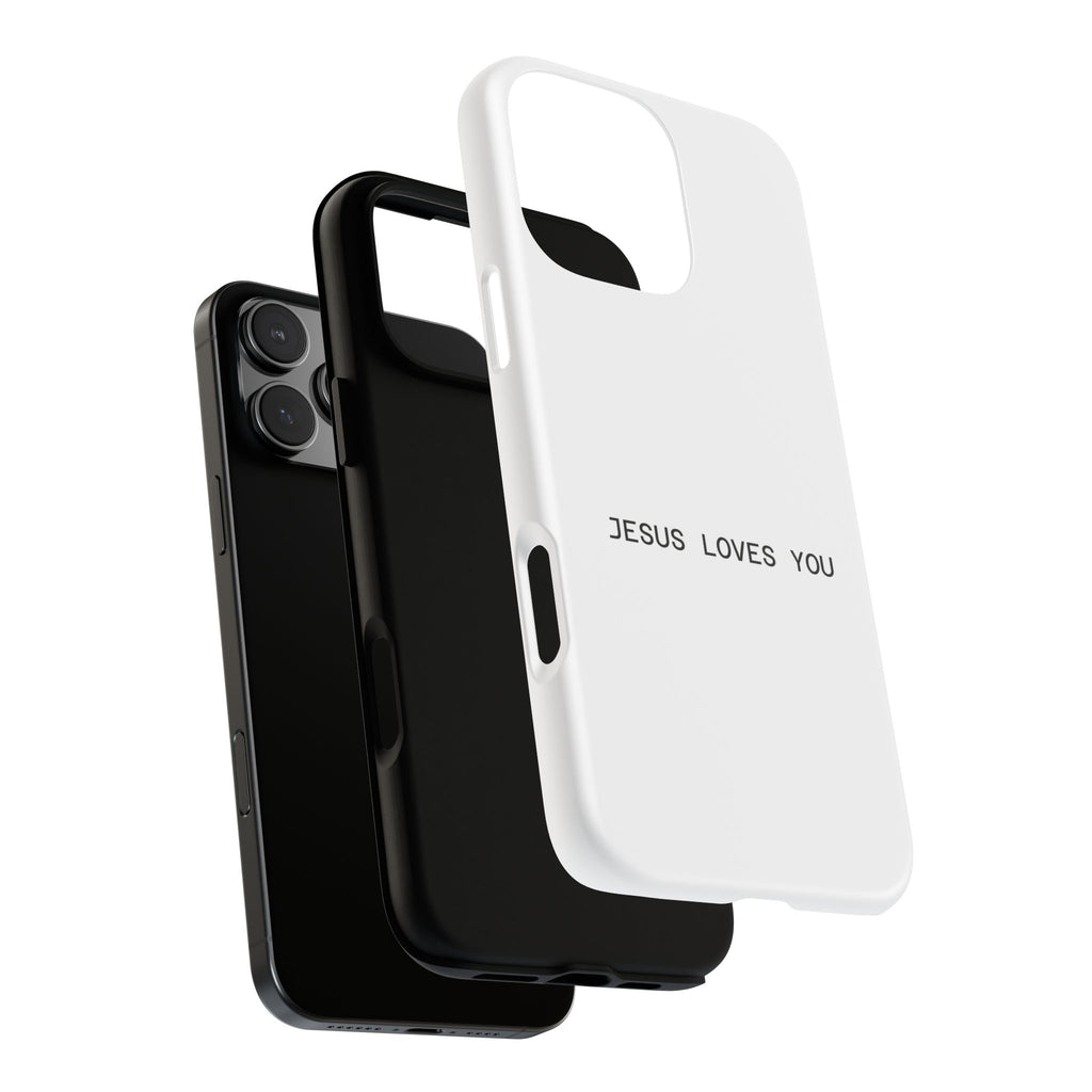 Jesus Loves You Tough Phone Case