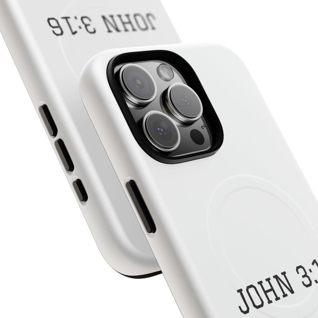 John 3:16 Tough Magnetic Phone Case Slim Protective Christian iPhone Cover