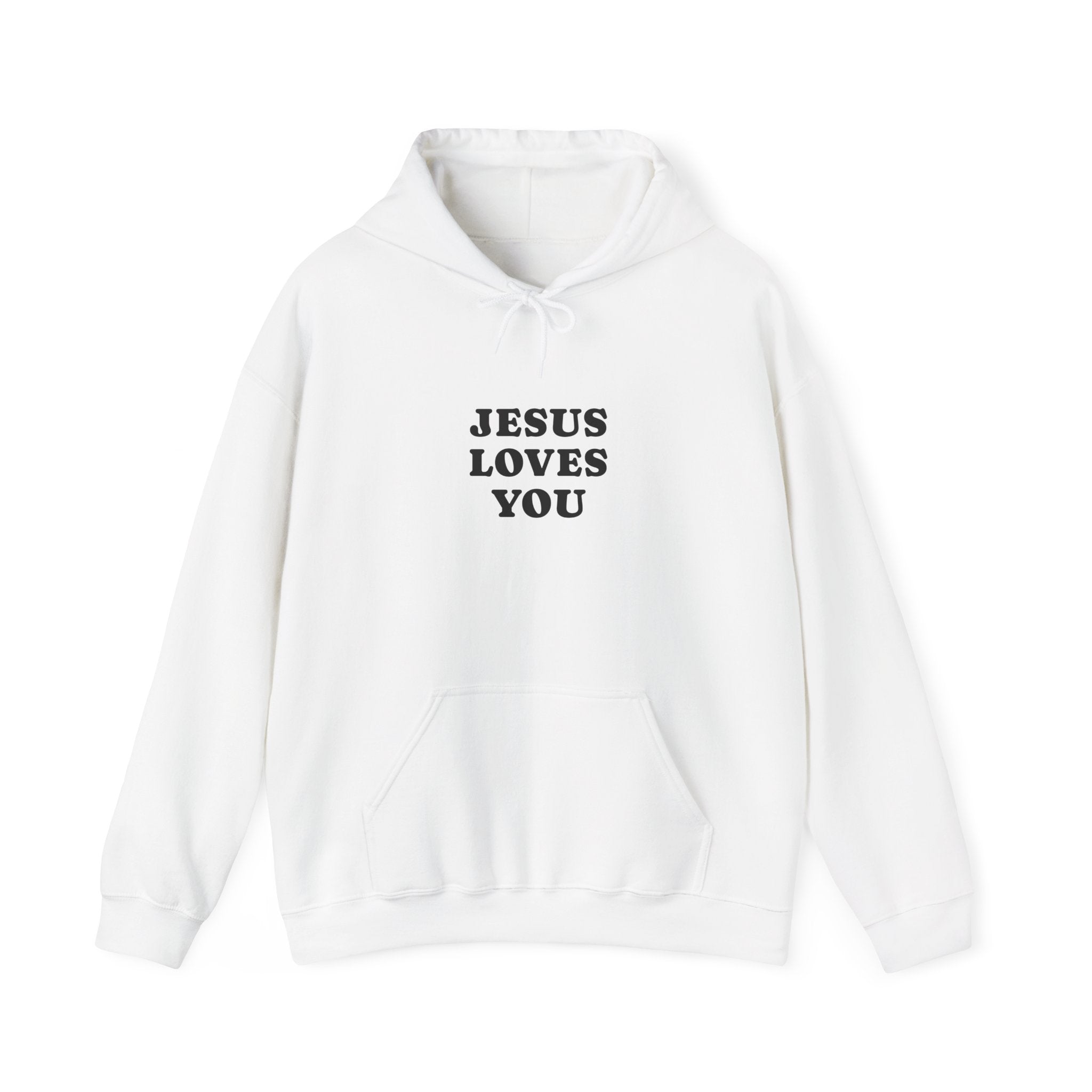 Jesus Loves You Hoodie  Faith-Inspired Christian Pullover