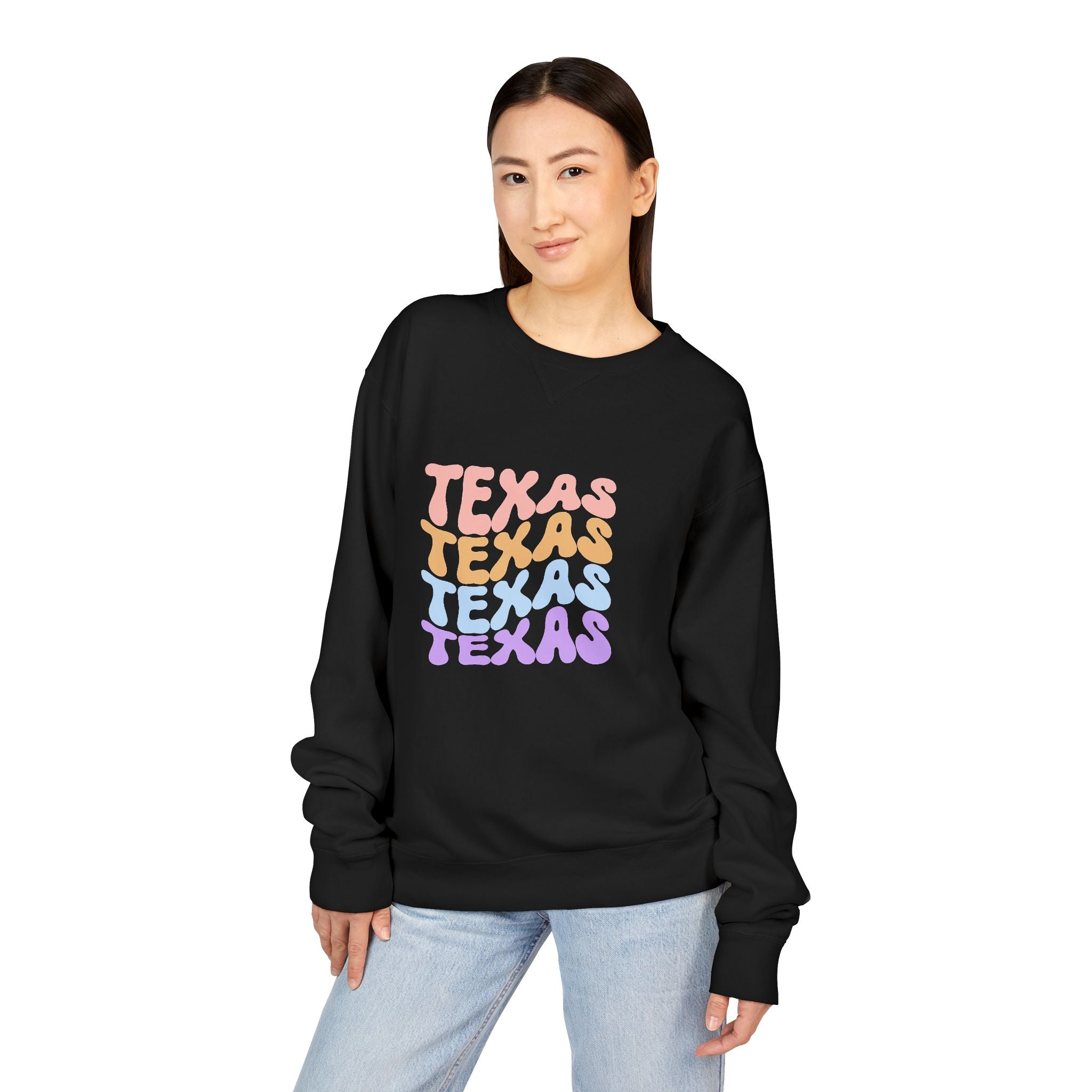 Texas Retro Stack Crewneck Sweatshirt