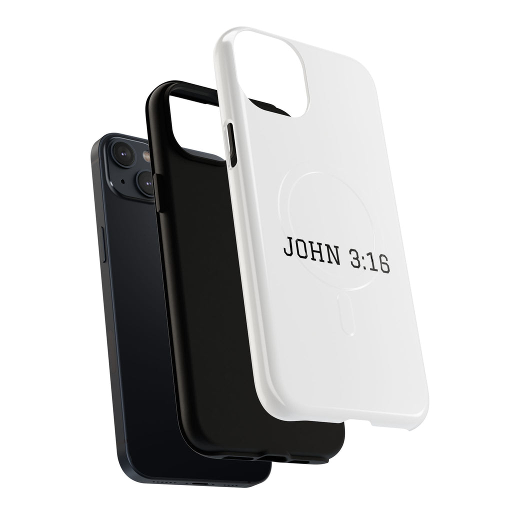 John 3:16 Tough Magnetic Phone Case Slim Protective Christian iPhone Cover