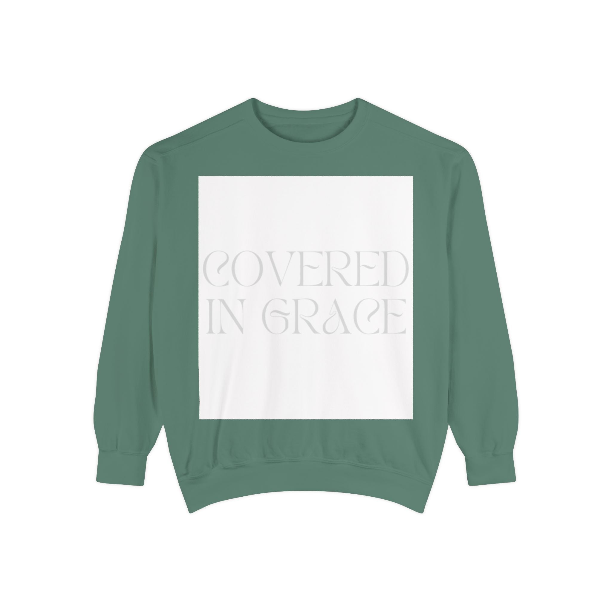 Covered in Grace Sweatshirt — Inspirational Christian Crewneck