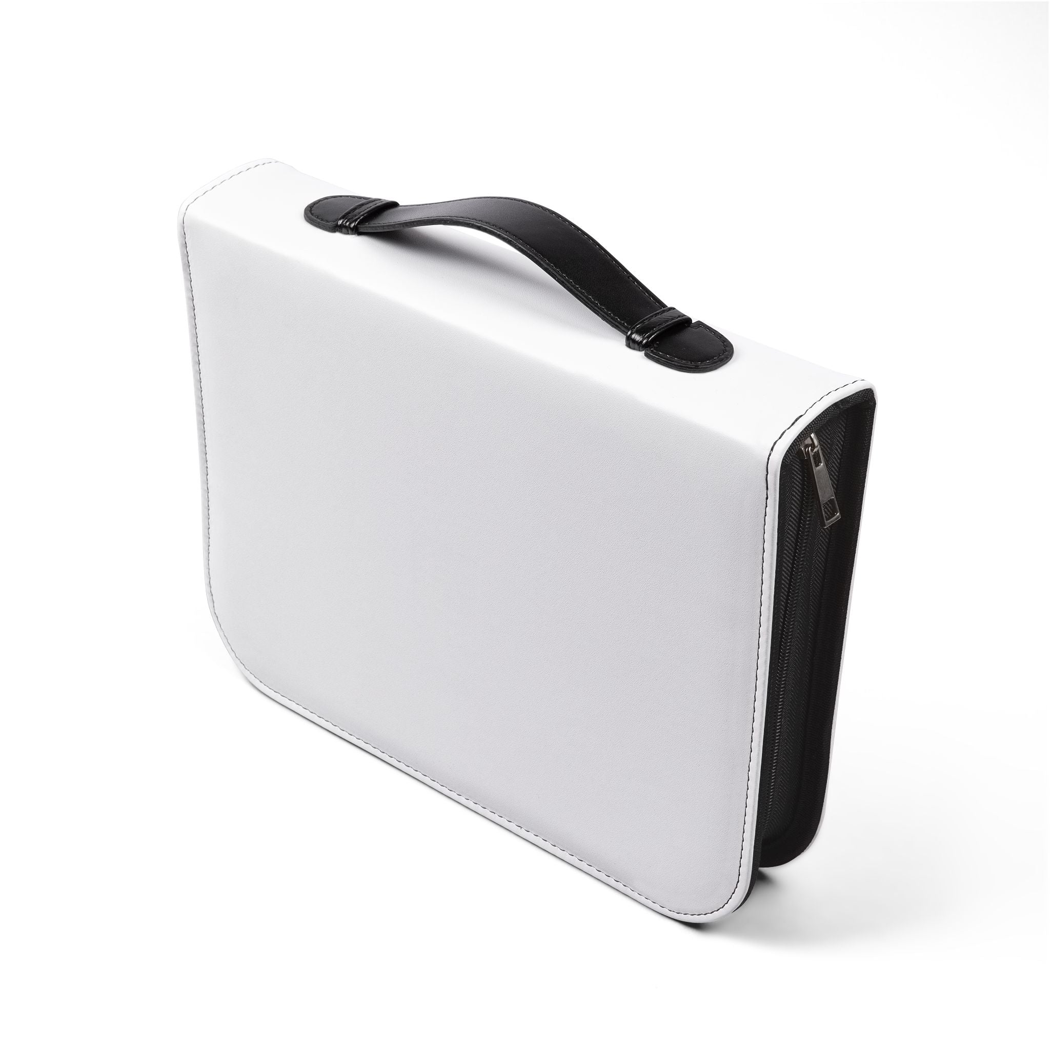 Bible Cover — 'Jesus Loves You' Pink Text Zippered Bible Organizer