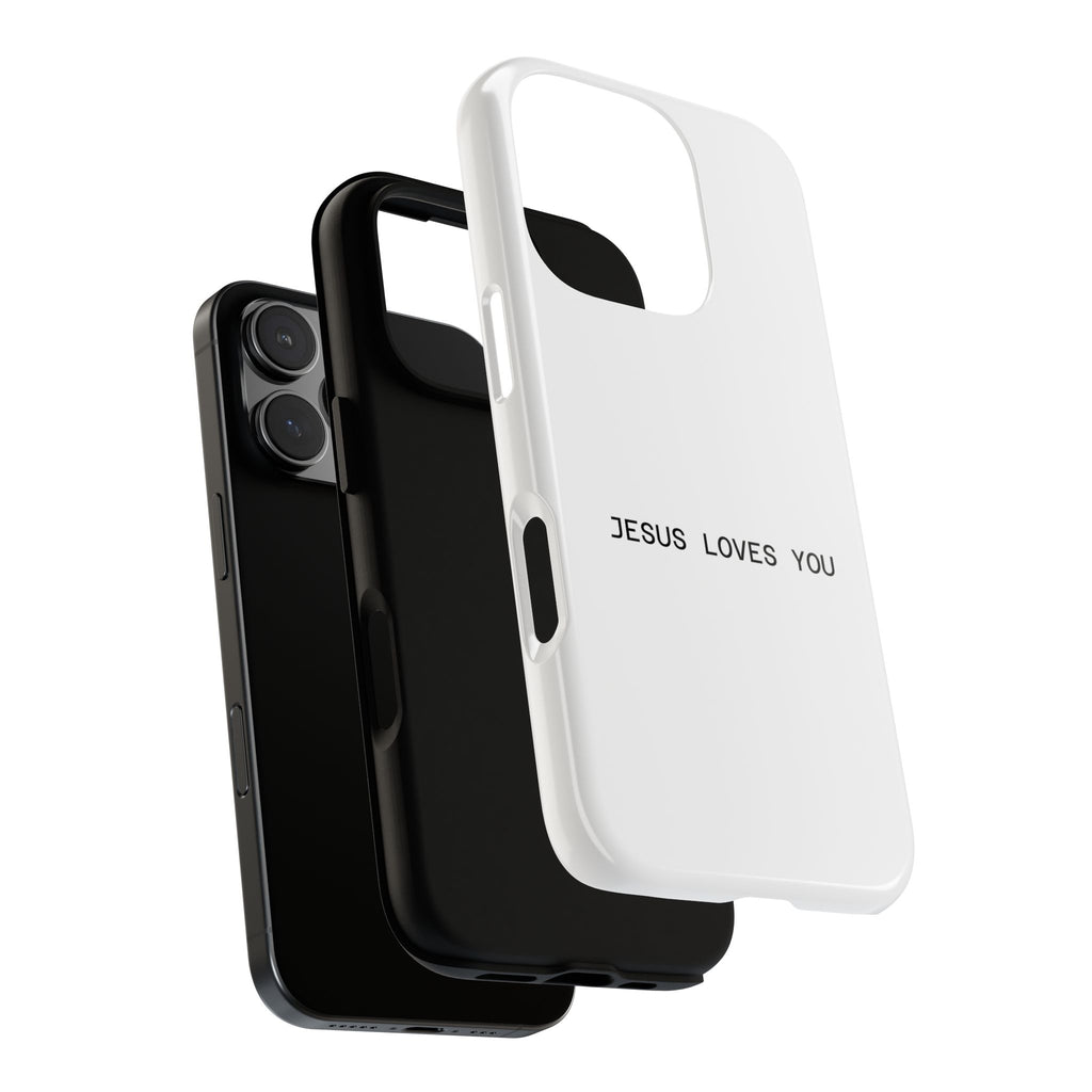 Jesus Loves You Tough Phone Case