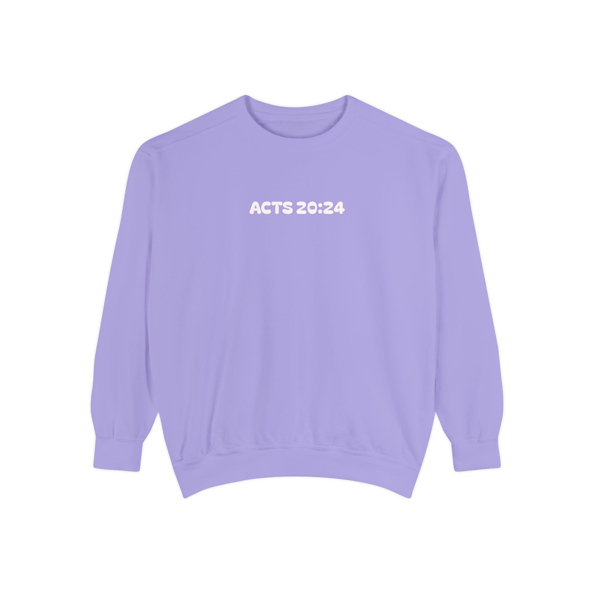 Acts 20:24 Inspirational Crewneck — Live for What Matters