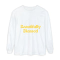 Yellow Beautifully Blessed Long Sleeve Tee