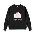 New York Skyline Crewneck Sweatshirt — Soft Pastel City Graphic