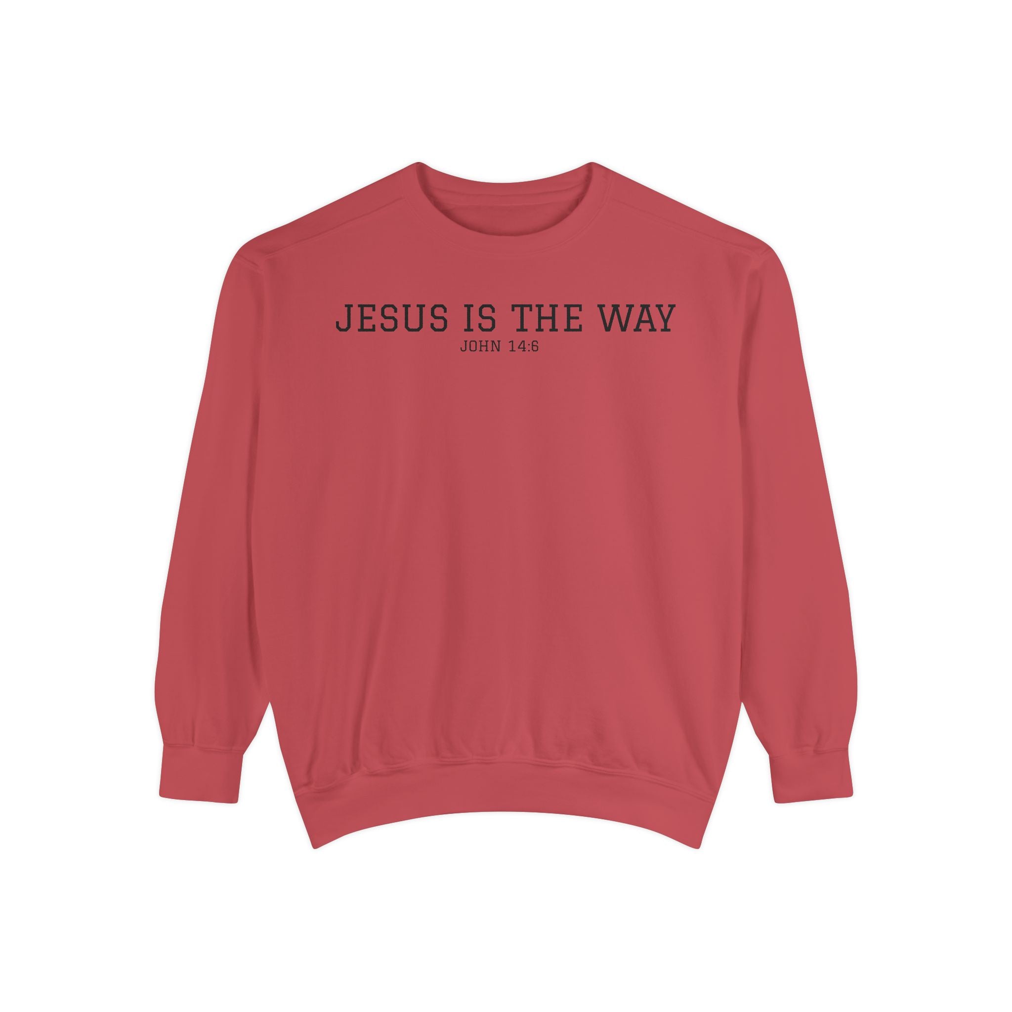 Jesus Is The Way Sweatshirt — Faith-Based Crewneck (John 14:6)
