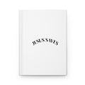 Jesus Saves Hardcover Journal — Matte Inspirational Faith Notebook