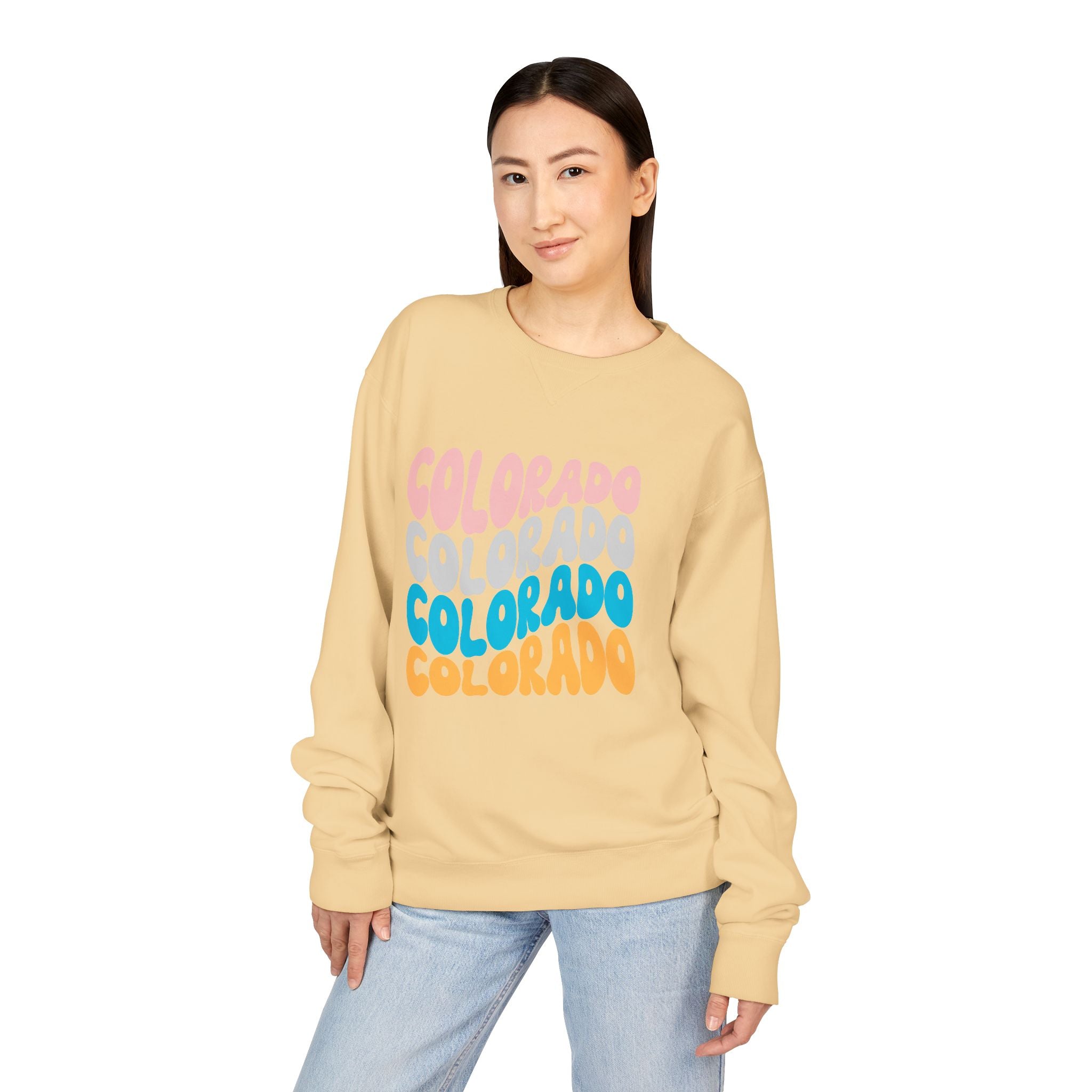 Colorado Retro Stack Crewneck Sweatshirt
