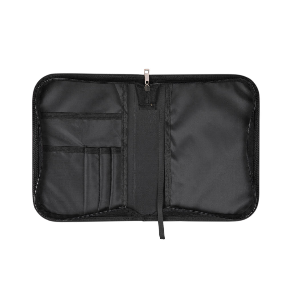 Bible Cover — 'Jesus Loves You' Pink Text Zippered Bible Organizer