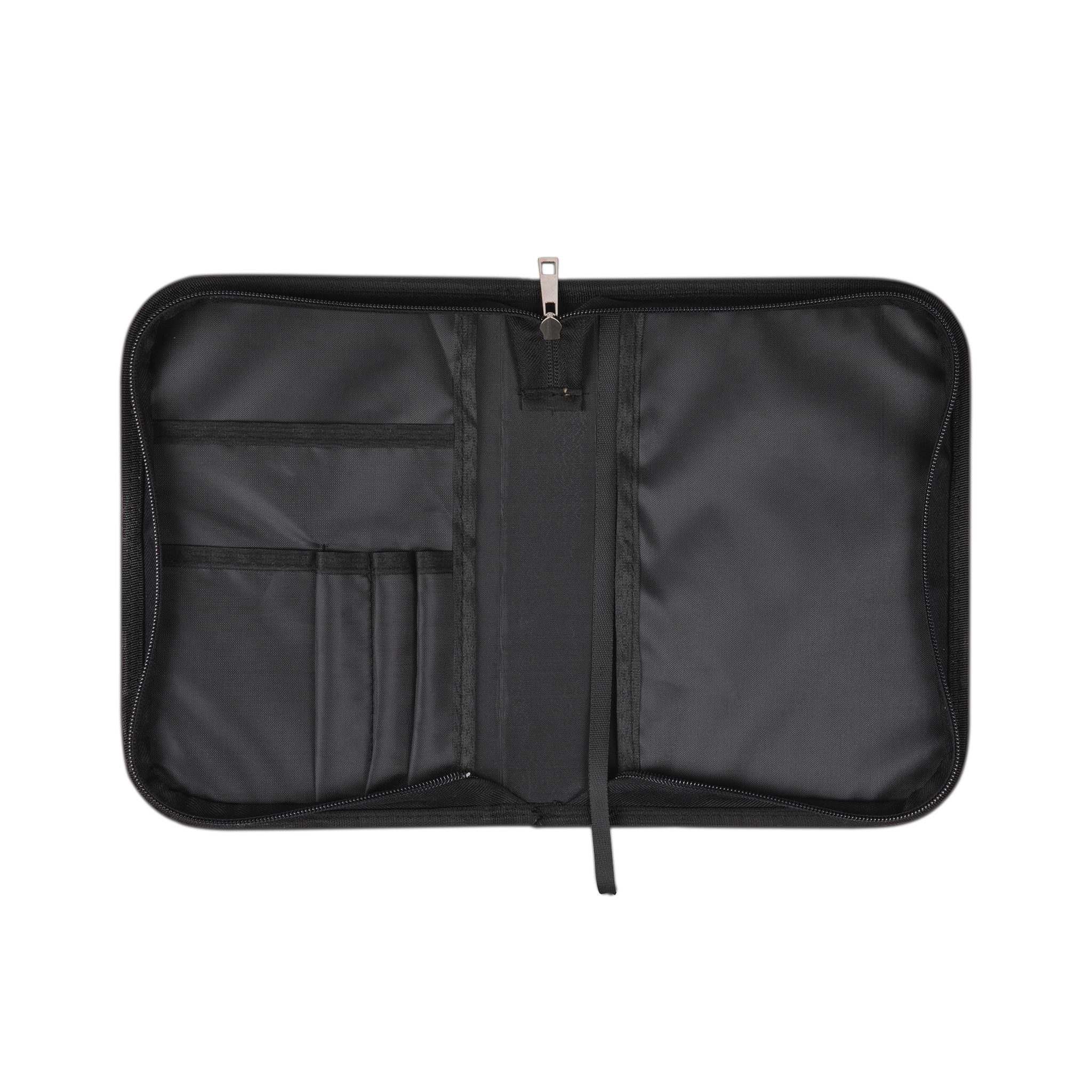 Bible Cover — 'Jesus Loves You' Pink Text Zippered Bible Organizer