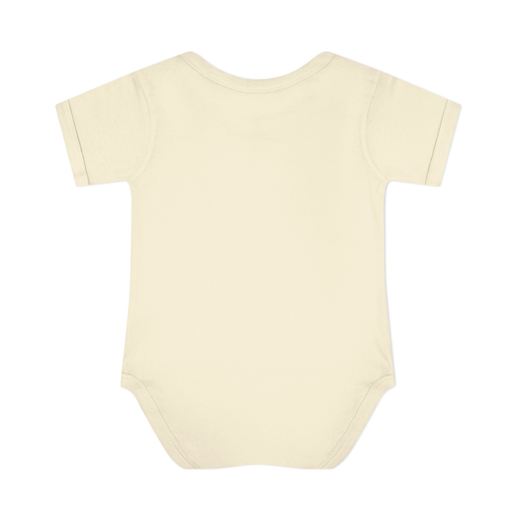 Jesus Loves Me Infant Rib One-Piece (Plain White)