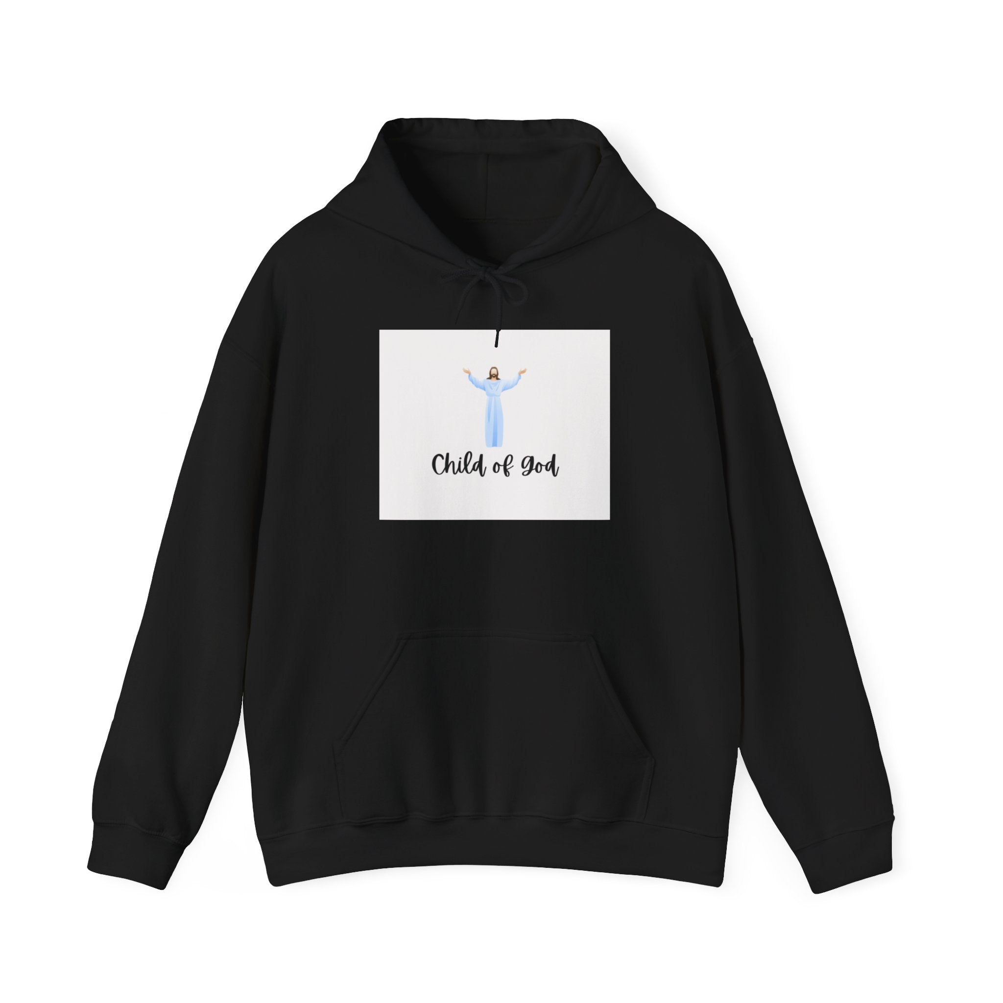Child of God Hoodie – Christian Faith Sweatshirt with Jesus Illustration