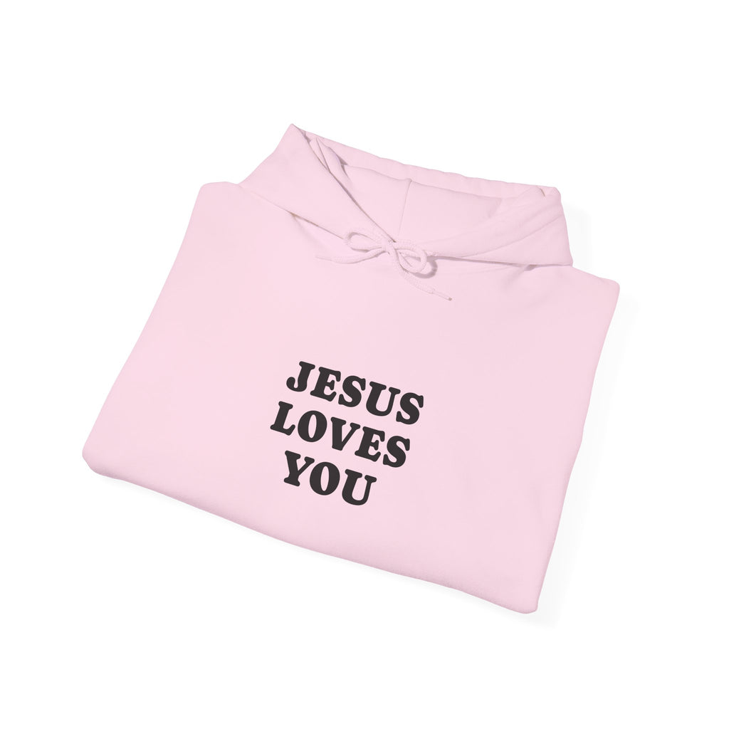 Jesus Loves You Hoodie  Faith-Inspired Christian Pullover
