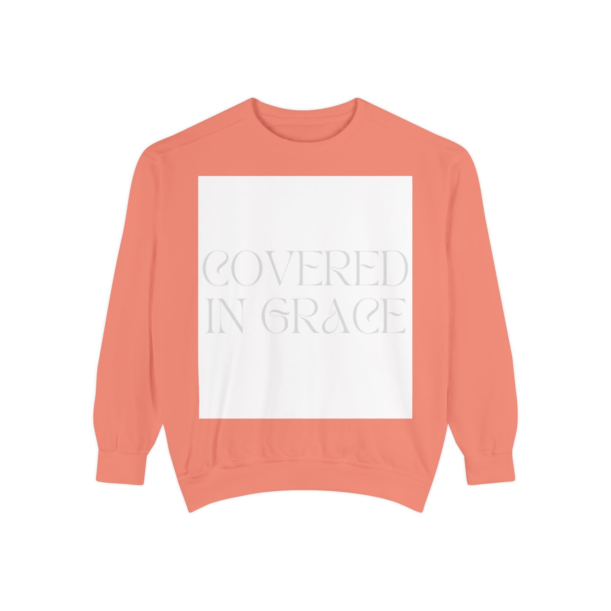 Covered in Grace Sweatshirt — Inspirational Christian Crewneck