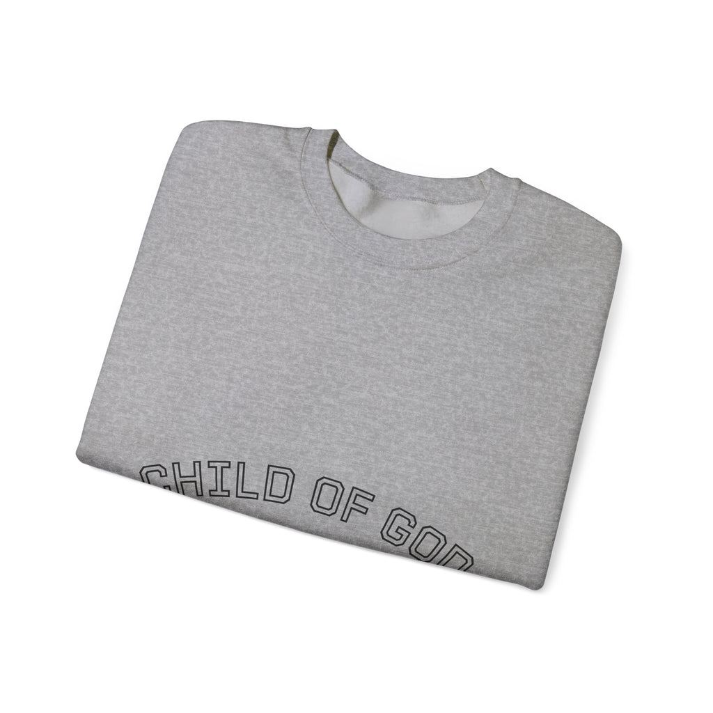 Child of God Crewneck Sweatshirt — Faith-Based Christian Pullover