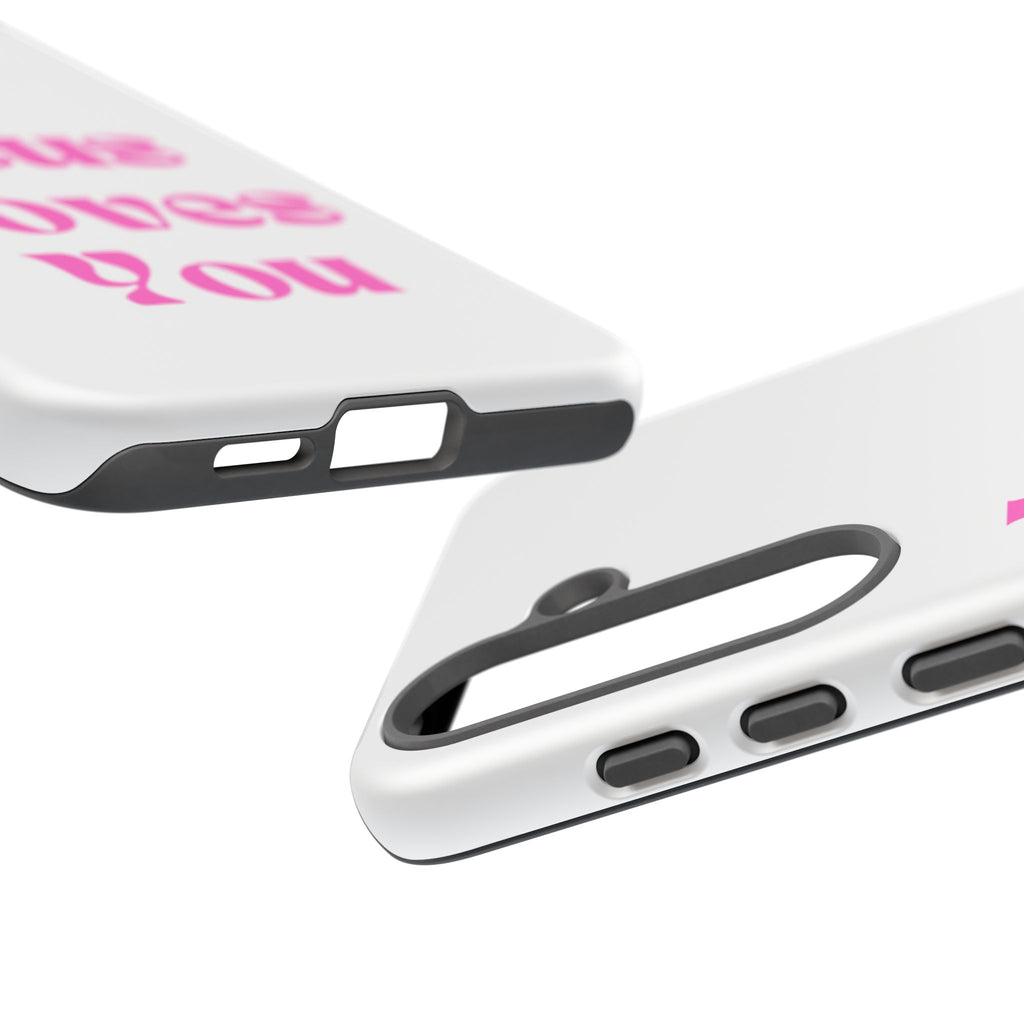 Jesus Loves You Phone Case — Pink Retro Christian Phone Cover