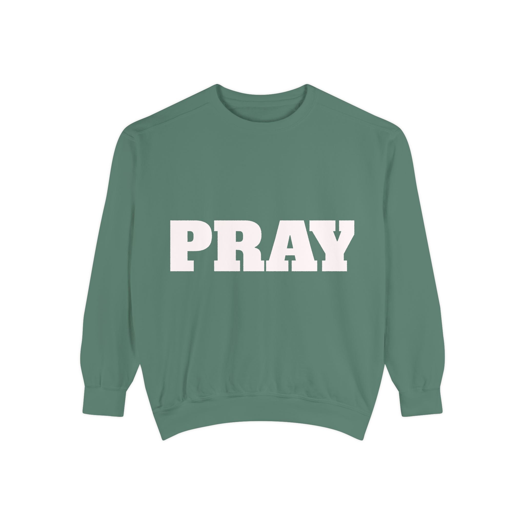 Pray Script Sweatshirt Inspirational Faith Prayer Pullover
