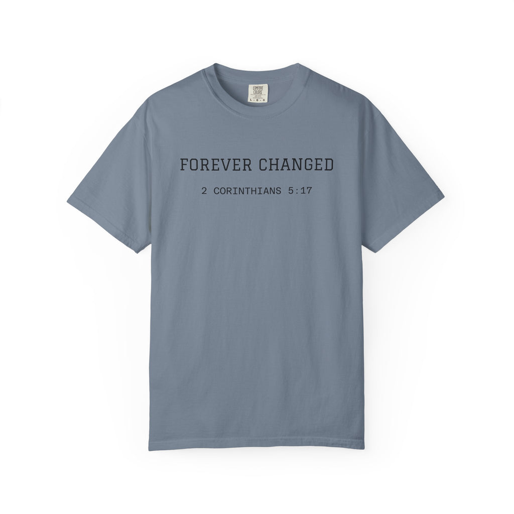 Forever Changed Men's T-Shirt — Minimalist Inspirational Graphic Tee