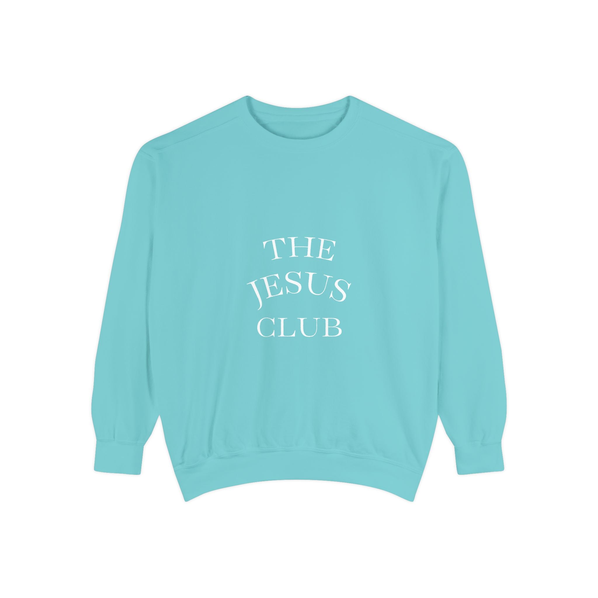 The Jesus Club Sweatshirt  Christian Faith Graphic Crewneck