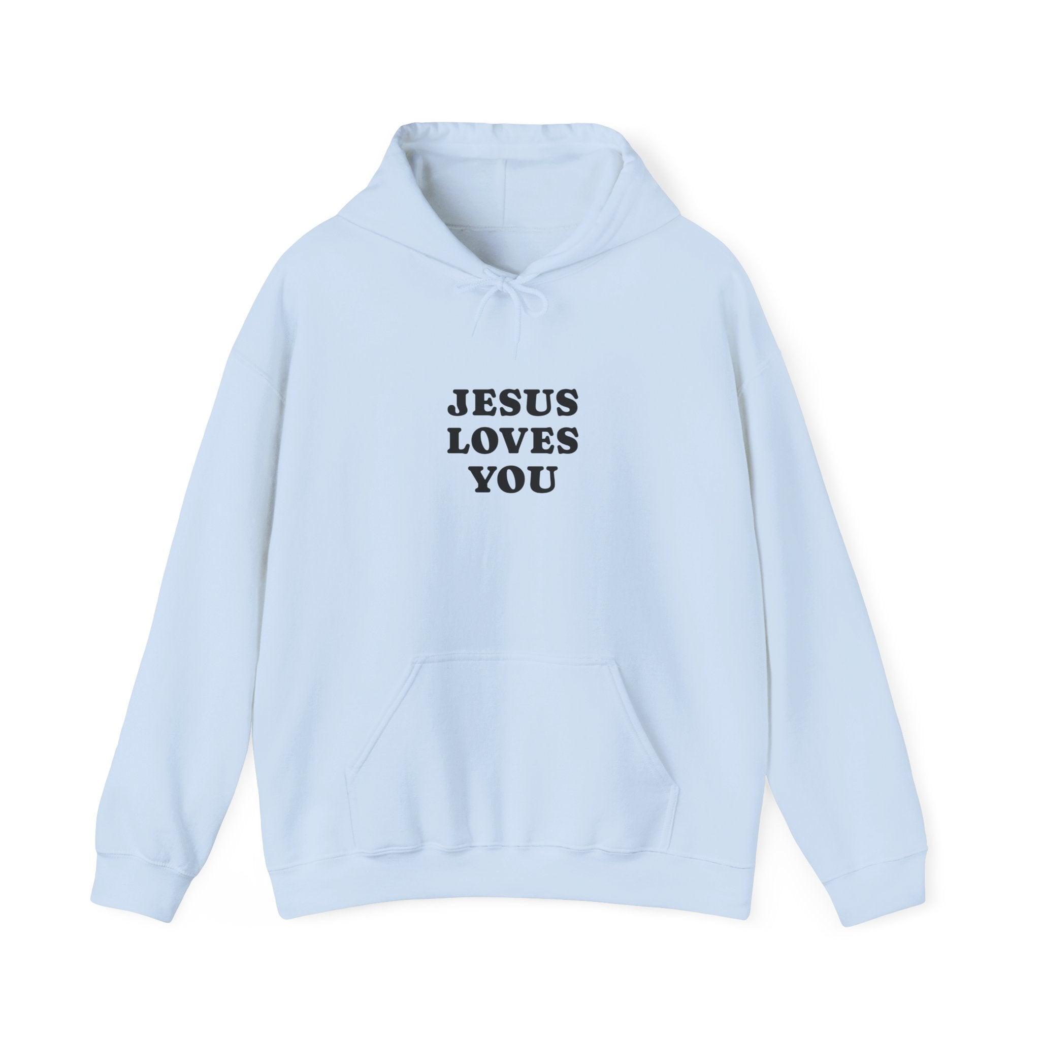 Jesus Loves You Hoodie  Faith-Inspired Christian Pullover