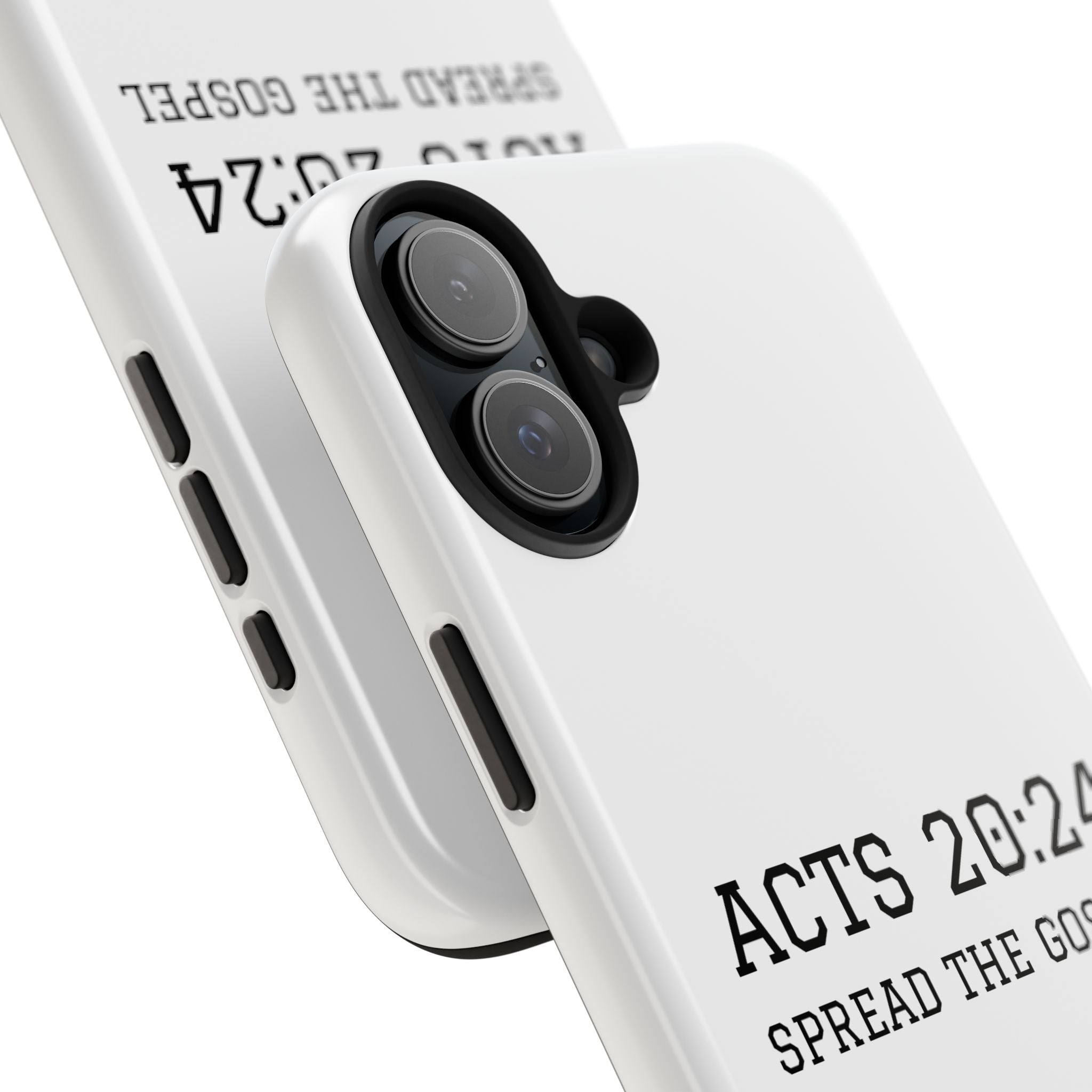Acts 20:24 'Spread the Gospel' Tough Phone Case — Christian Scripture Protective Case