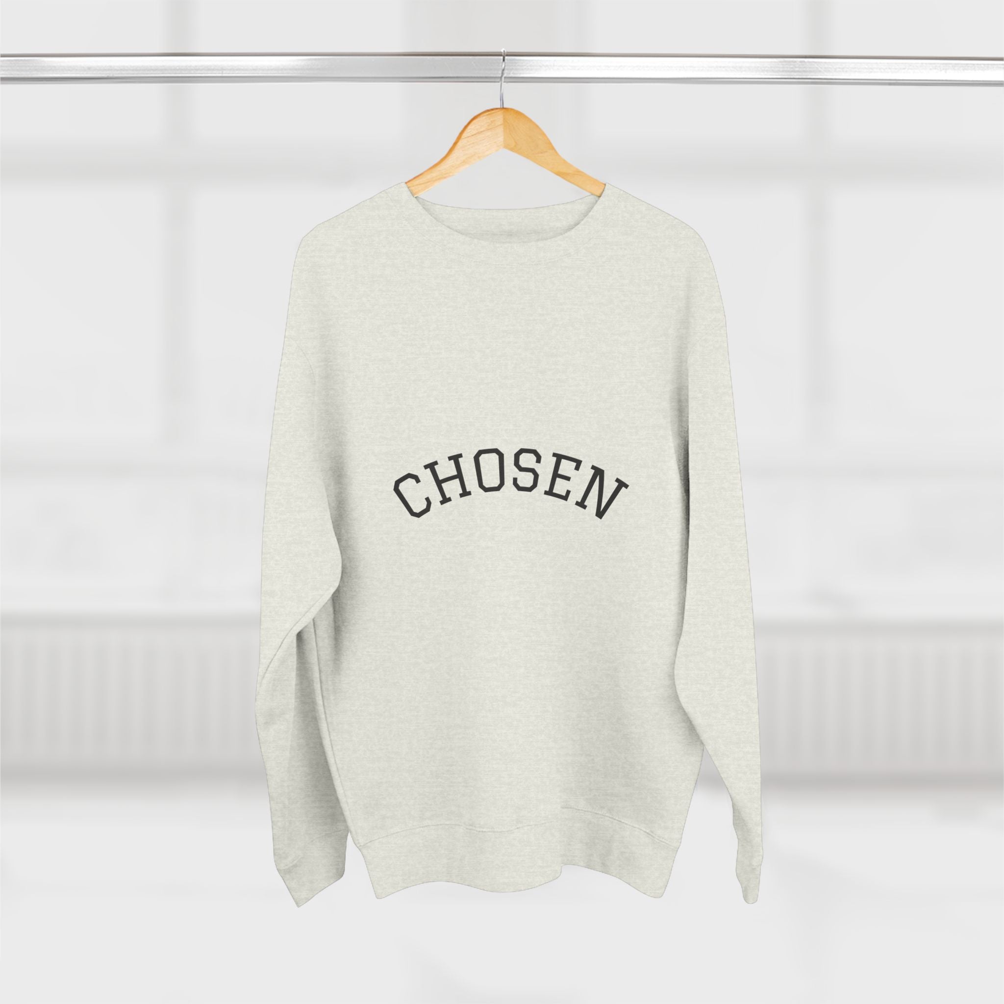 Chosen Crewneck Sweatshirt — Minimal Arch Logo Pullover