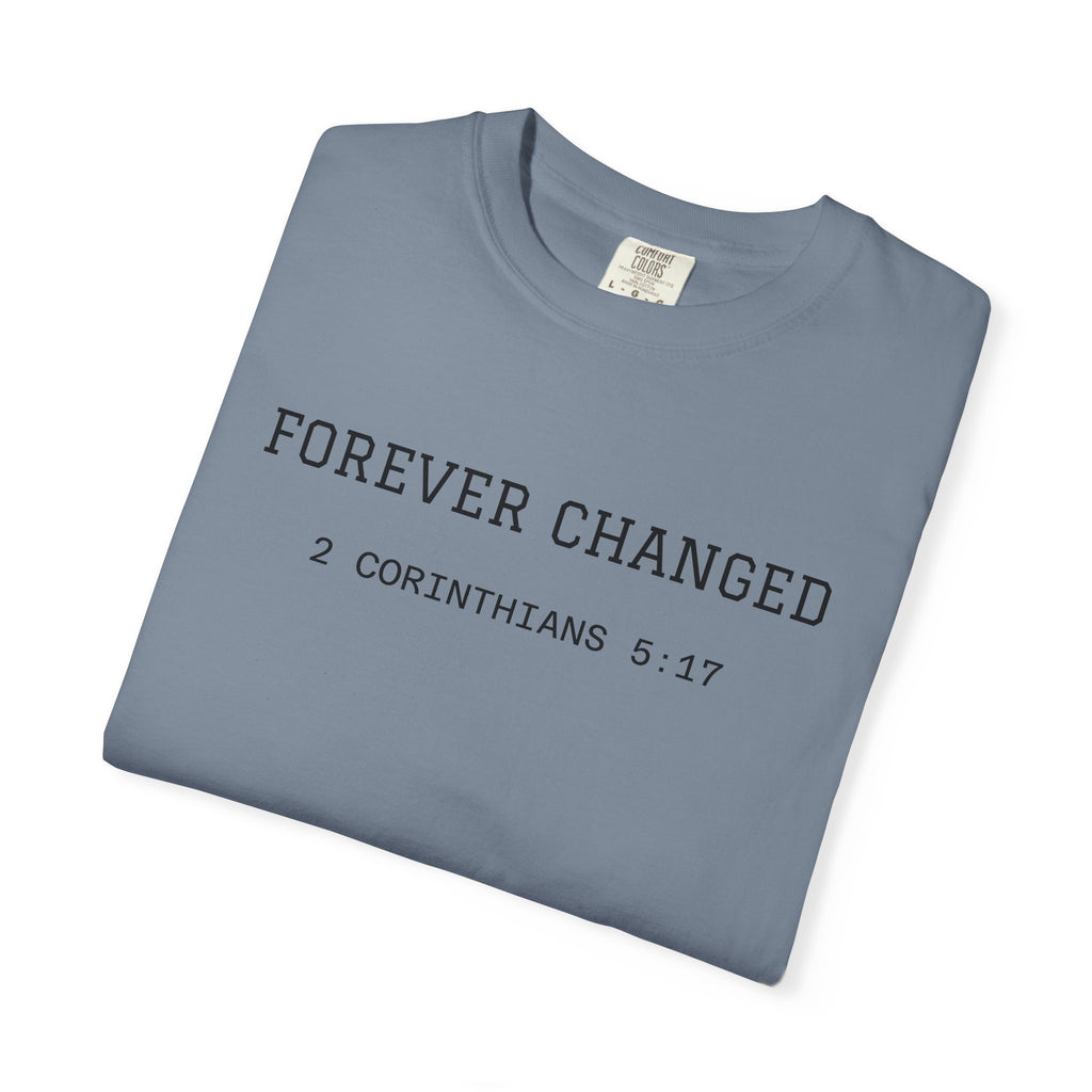 Forever Changed Men's T-Shirt — Minimalist Inspirational Graphic Tee