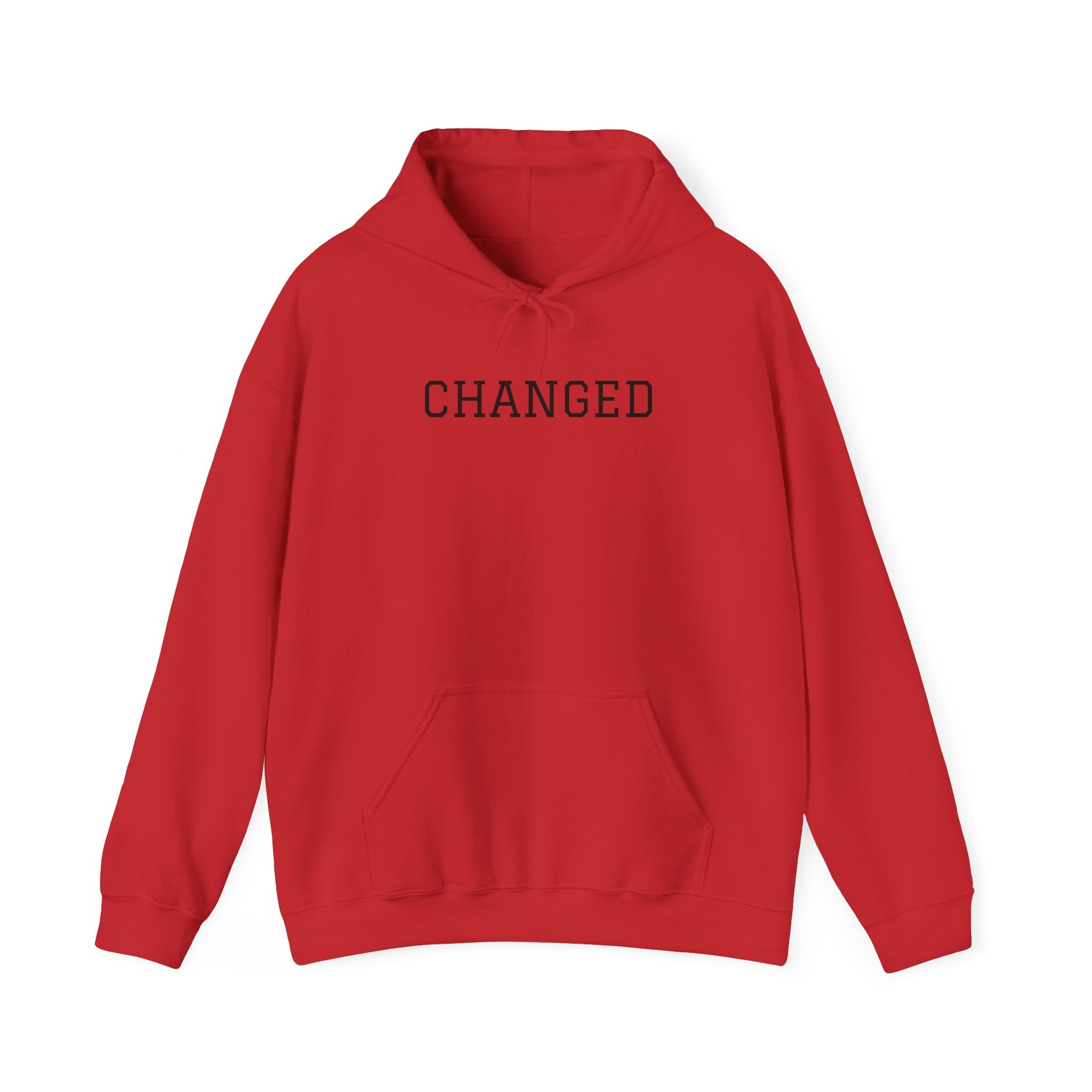 Changed Hoodie — Minimal Inspirational Pullover
