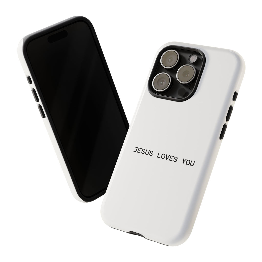Jesus Loves You Tough Phone Case