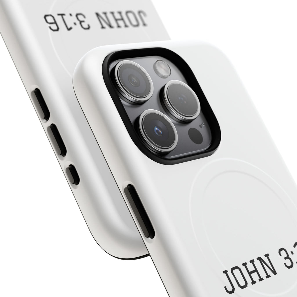 John 3:16 Tough Magnetic Phone Case Slim Protective Christian iPhone Cover