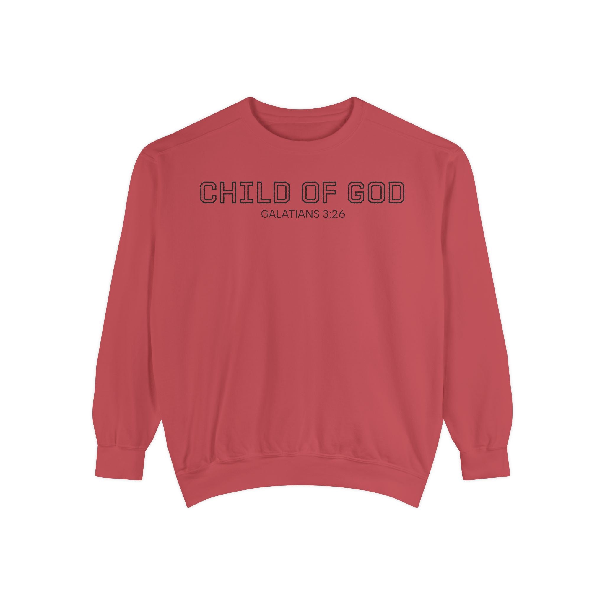 Child of God Men's Sweatshirt Christian Faith Graphic Crewneck