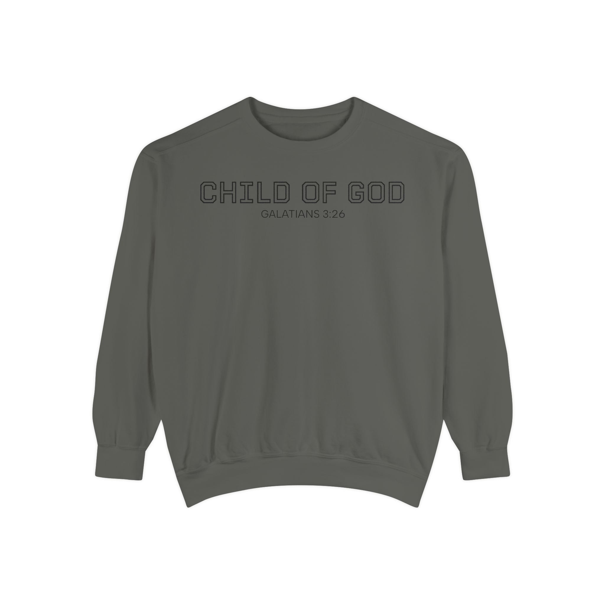 Child of God Men's Sweatshirt Christian Faith Graphic Crewneck