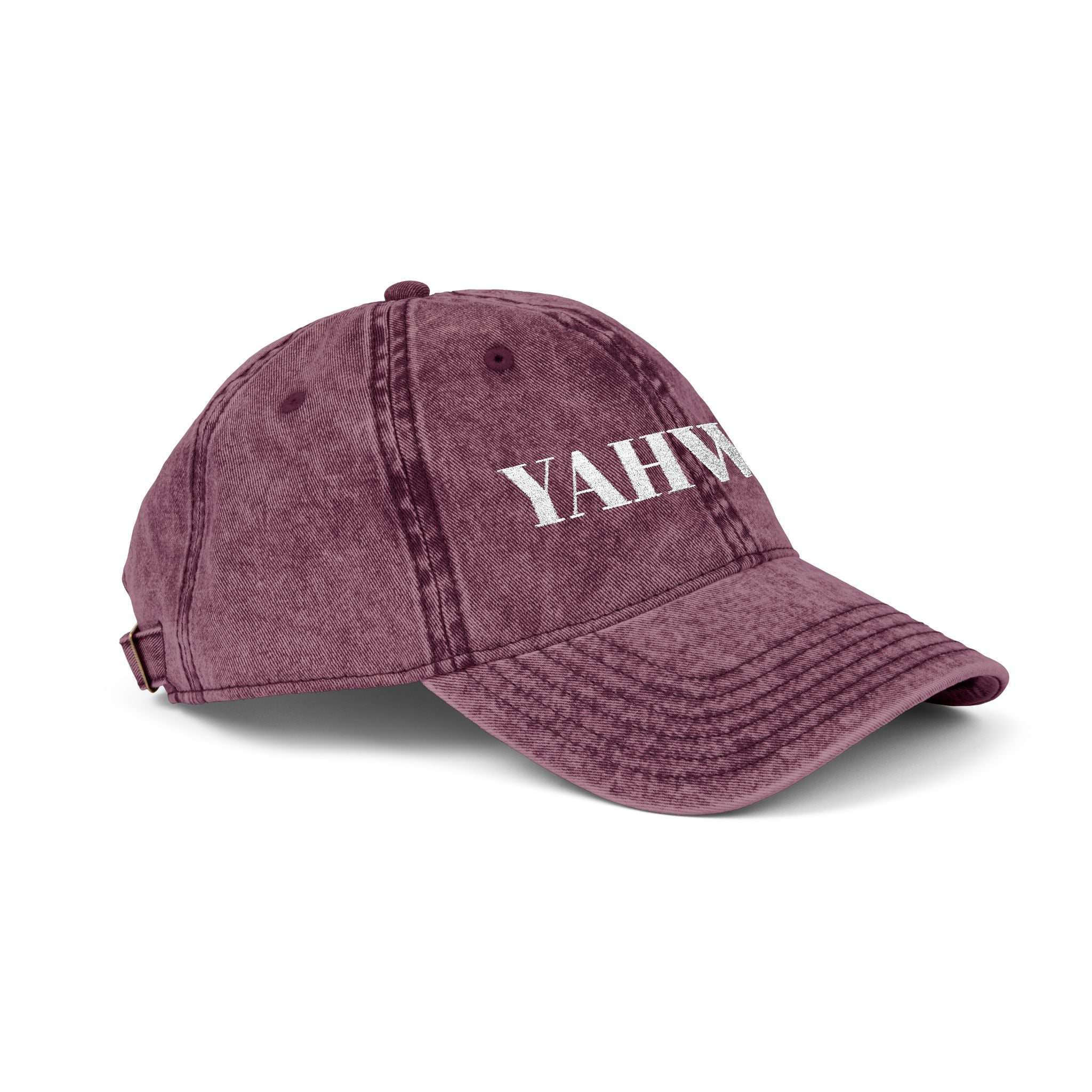 YAHWEH embroidered Vintage Cap | Religious Scripture Baseball Hat