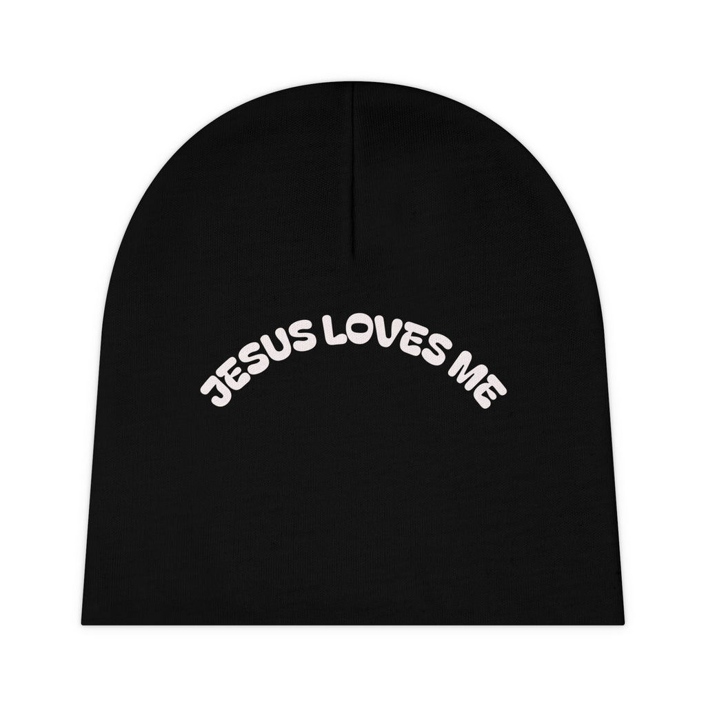 Baby Beanie  "Jesus Loves Me" Infant Knit Hat