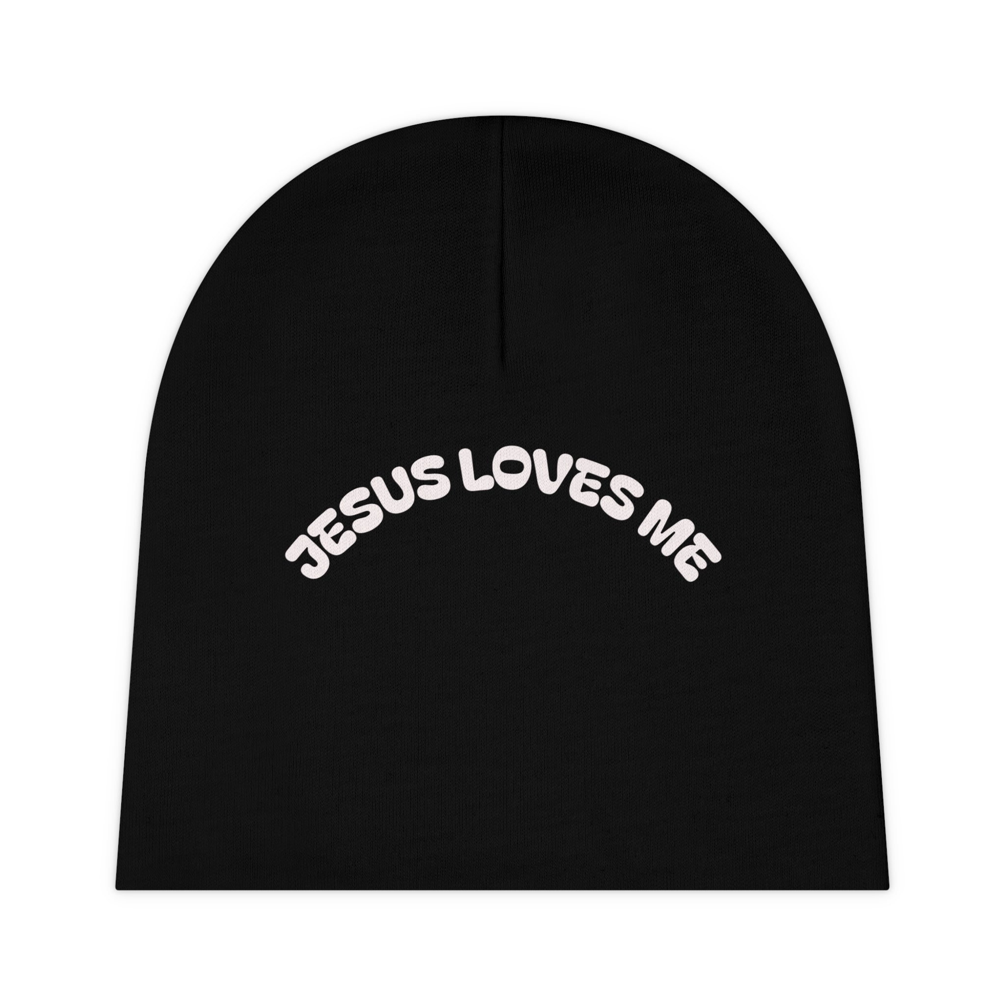 Baby Beanie  "Jesus Loves Me" Infant Knit Hat