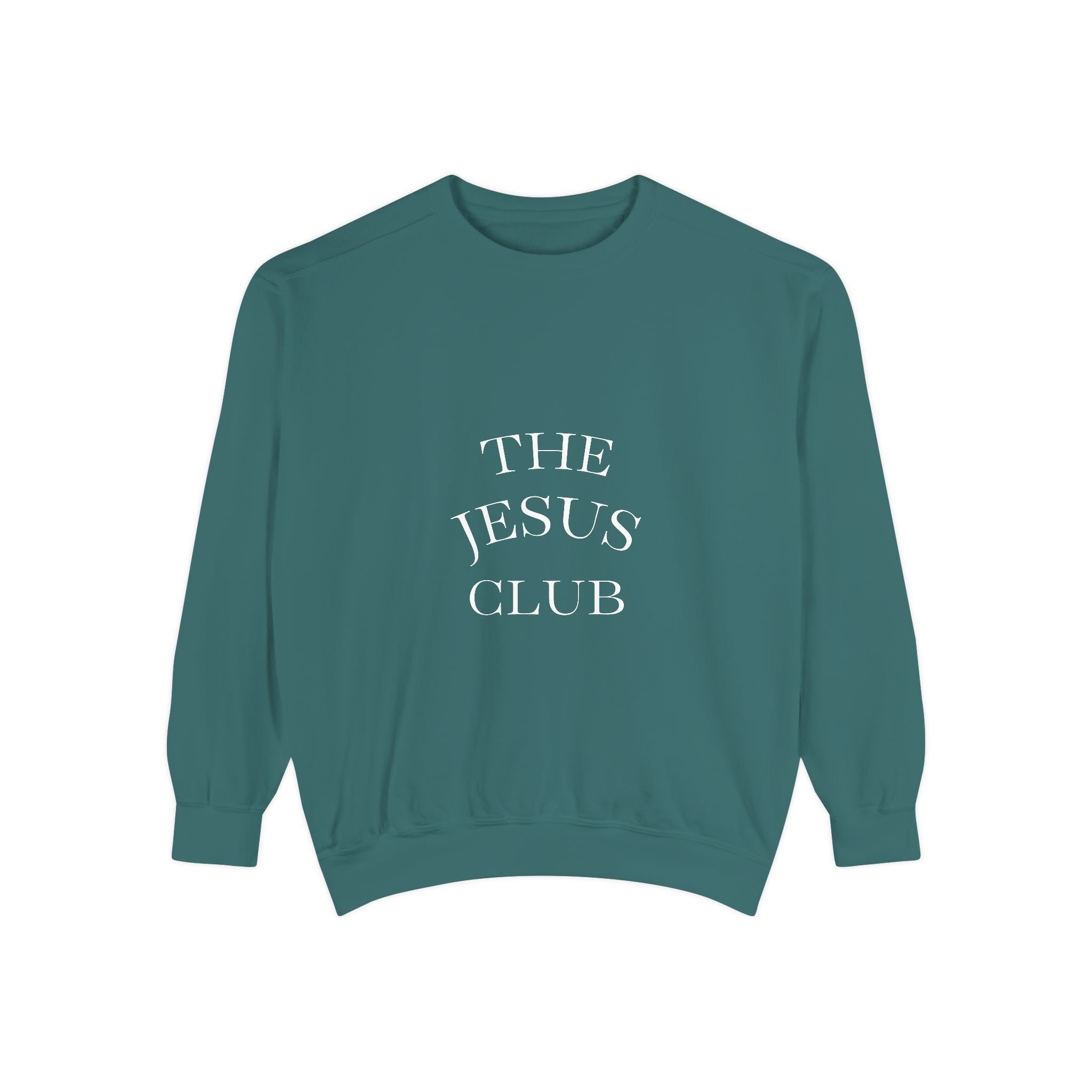 The Jesus Club Sweatshirt  Christian Faith Graphic Crewneck