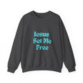 Jesus Set Me Free Sweatshirt - Christian Faith Crewneck