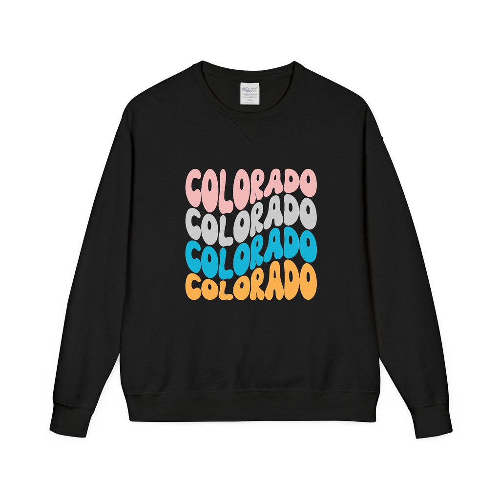 Colorado Retro Stack Crewneck Sweatshirt