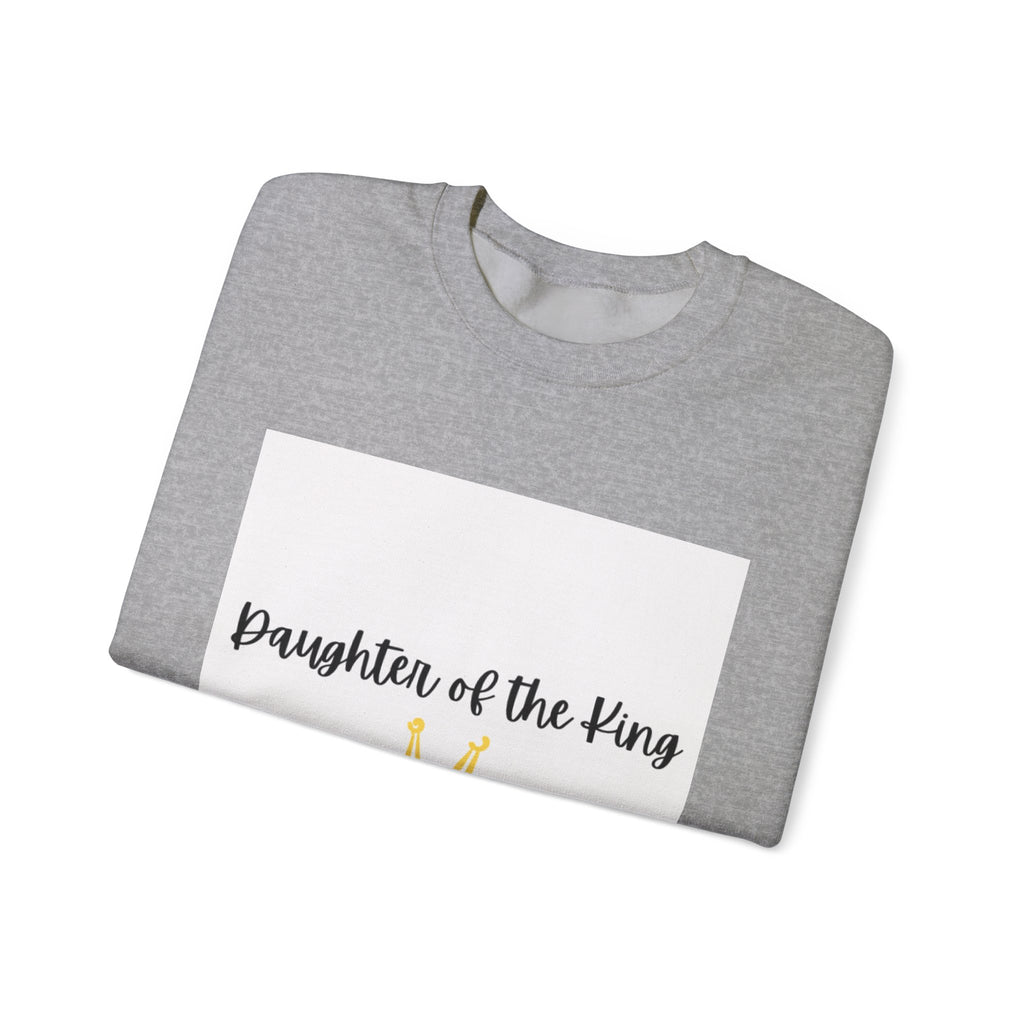 Daughter of the King Sweatshirt – Christian Crown Crewneck