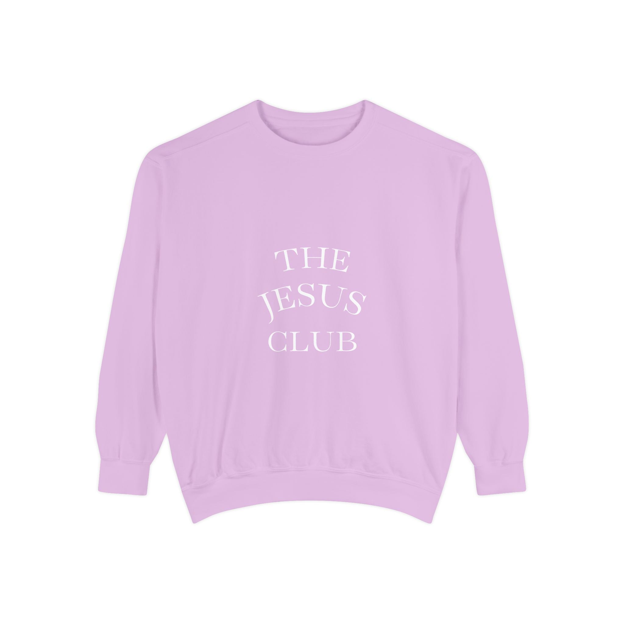 The Jesus Club Sweatshirt  Christian Faith Graphic Crewneck
