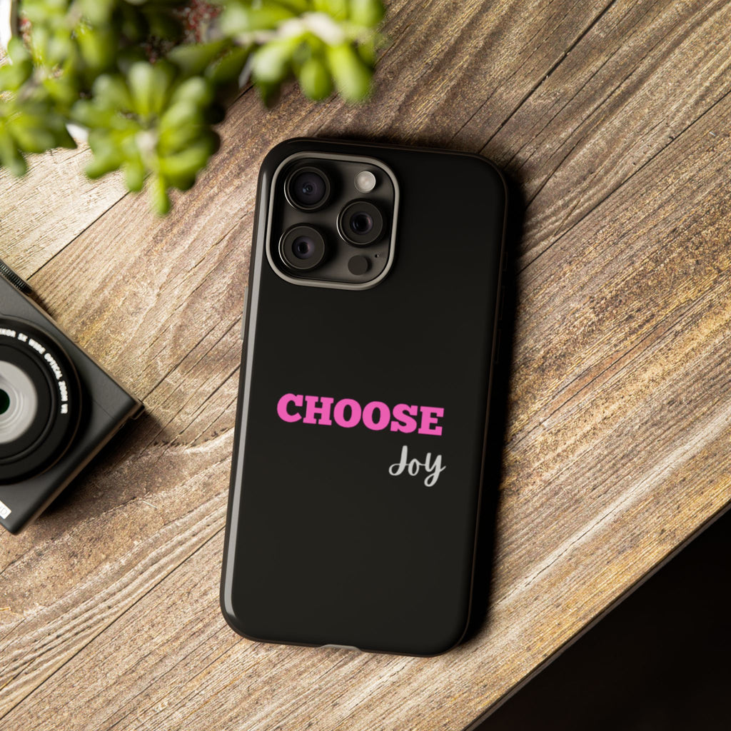 Choose Joy phone case | inspirational text iPhone case