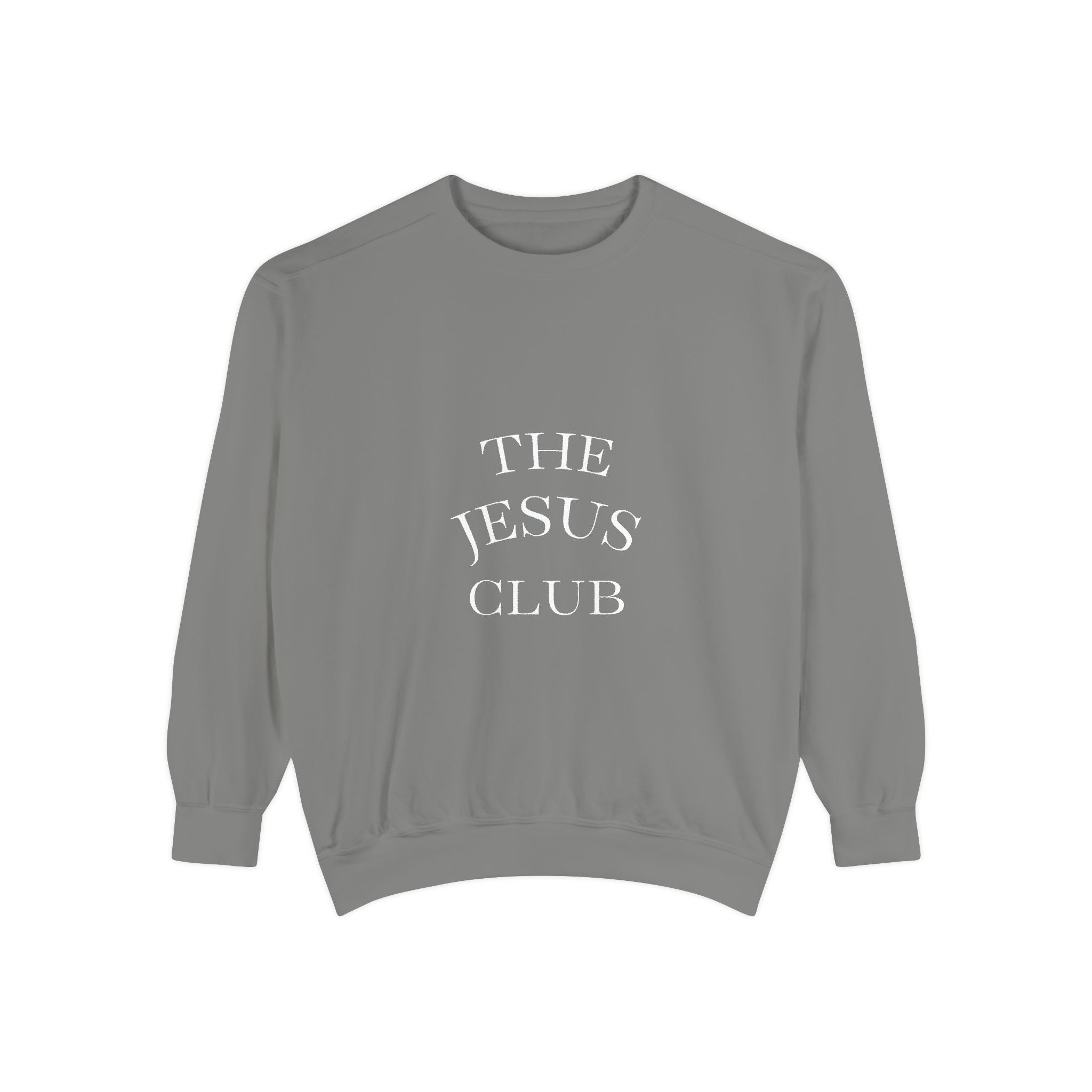 The Jesus Club Sweatshirt  Christian Faith Graphic Crewneck