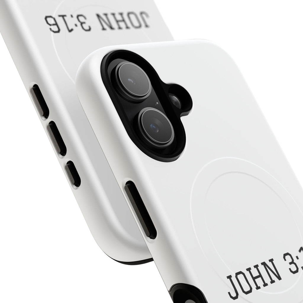 John 3:16 Tough Magnetic Phone Case Slim Protective Christian iPhone Cover